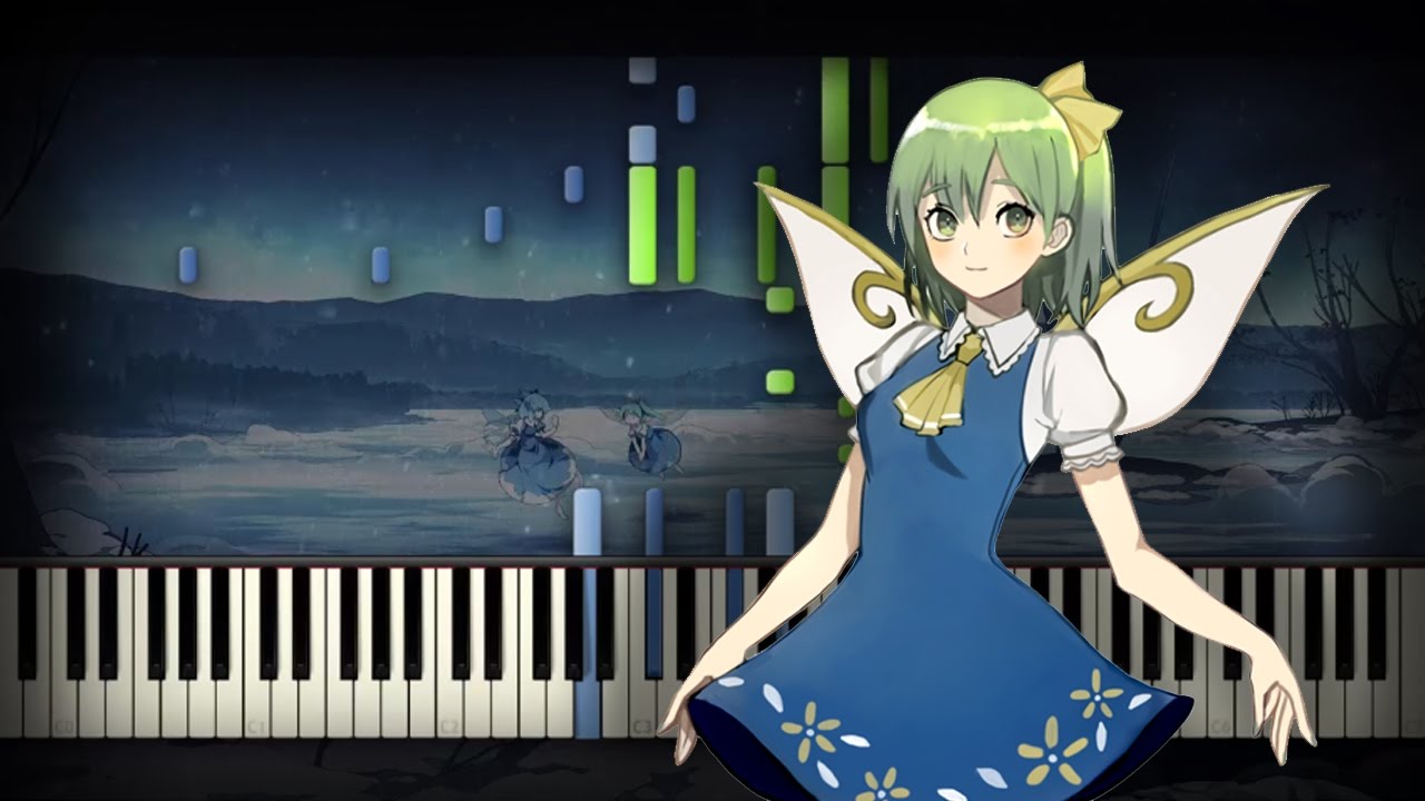 [Piano Solo] Touhou 6 - Lunate Elf | Synthesia Tutorial | Arrangement
