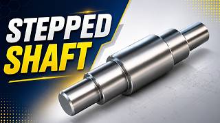 Stepped Shaft Design in SolidWorks | 2D to 3D (Day 10 Practice)