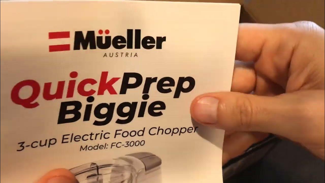 Mueller Electric Chopper Mini Food Processor Unbox & Assembly YouTube