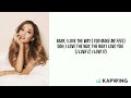 Ariana Grande - The Way FT Mac Miller (Official Lyric Video)
