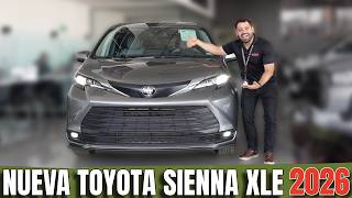 NUEVA TOYOTA SIENNA XLE 2026 | Familiar y amigable con tu bolsillo