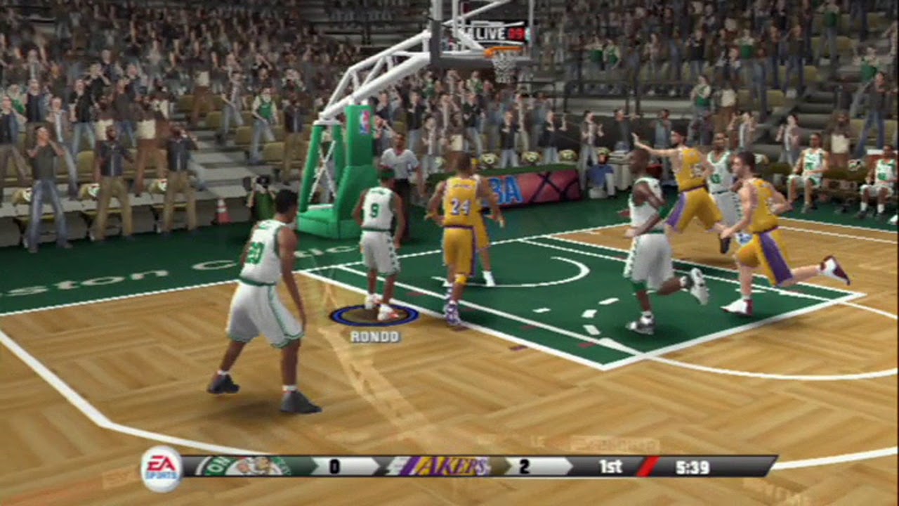 PS2 - NBA Live 09 - GamePlay