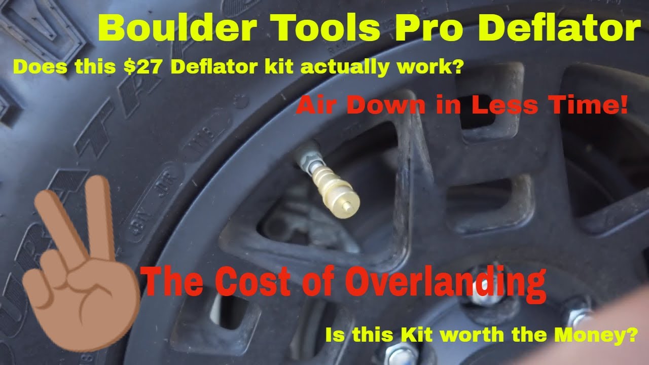 Boulder Tools Pro Tire Deflator Kit First Look! YouTube