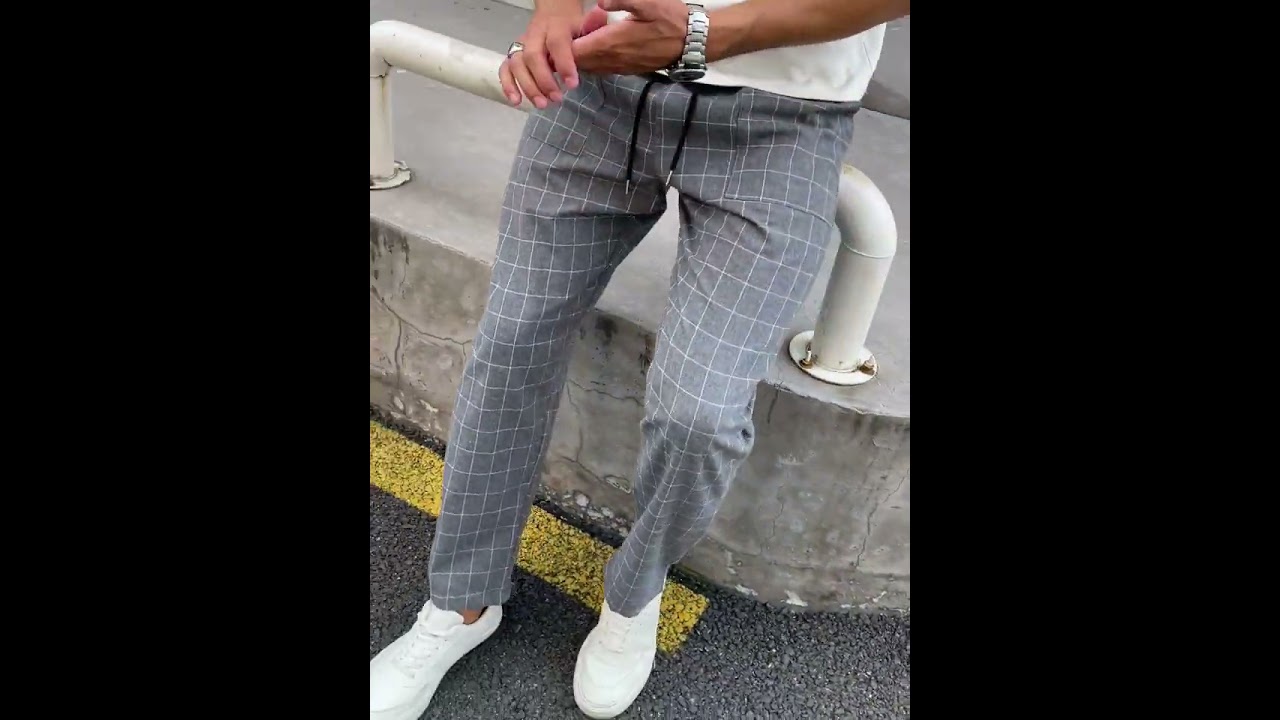 Striped Plaid Pants for Men You NEED 