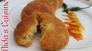 Chicken Shami Kabab - Nida's Cuisine  - Easy Shami Kabab Video Recipe - Kabab Recipe - Snack