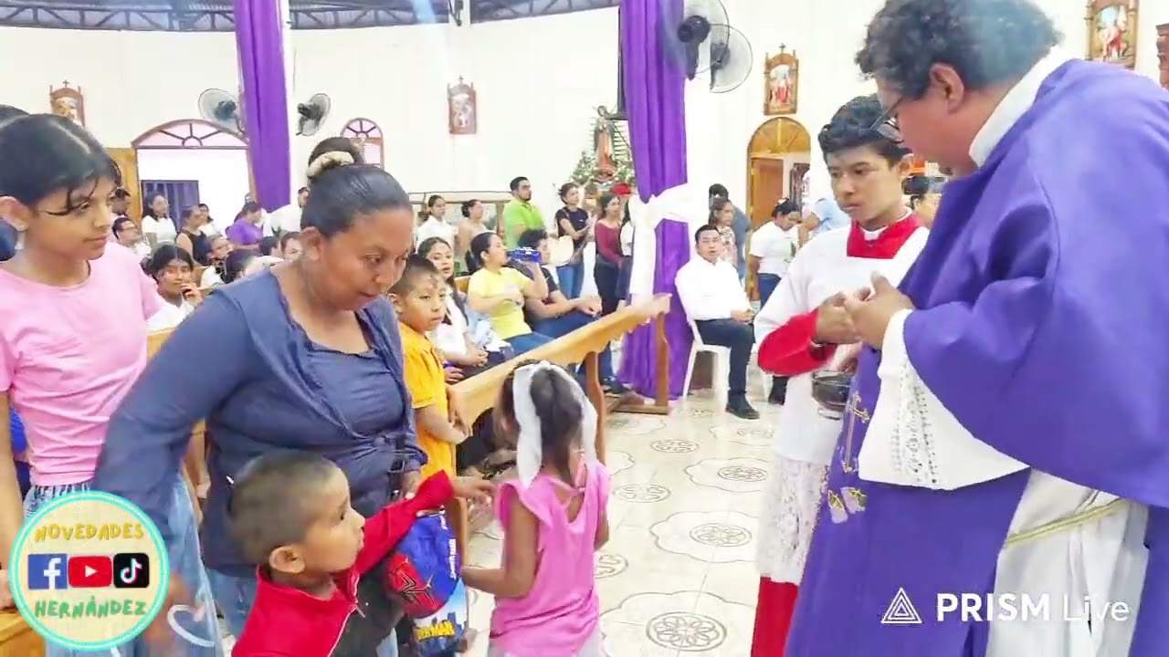 Miércoles de ceniza. Parroquia San Juan Diego Somoto Madriz Nicaragua. 