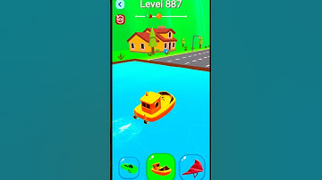 Shape-shifting | Level 887 || Hyper casual games | #shapeshifting #hypercasualgames #shorts