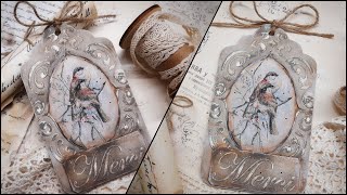 Vintage look fast transfer 🎀 Little Decoupage tag screenshot 5