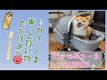 柴犬ペットカート【ピッコロカーネ カリーノ3】フード開閉がワンタッチで便利すぎる。
