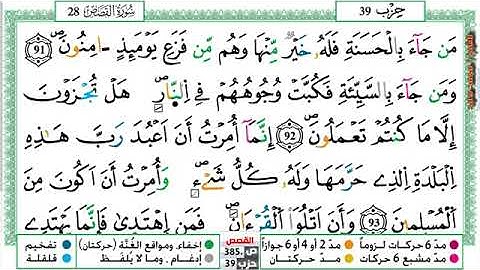 (مكررة) حفظ سورة النمل (19) للقارئ الشيخ محمد سايد