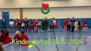 2025 Kindergarten Christmas program