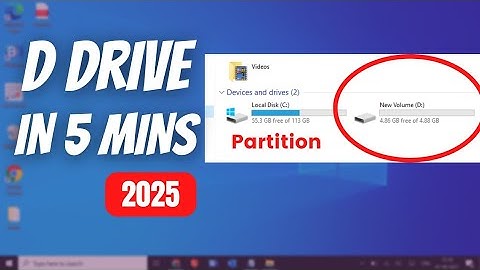 Make D Drive in 5 Minutes | 100% Safe Method for Windows 10/11