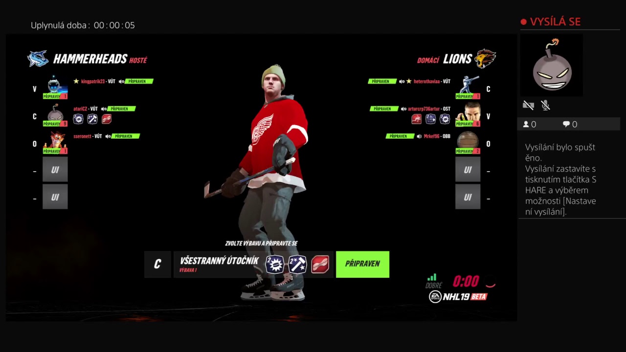 Živé vysílání PS4 hráče atariCZ