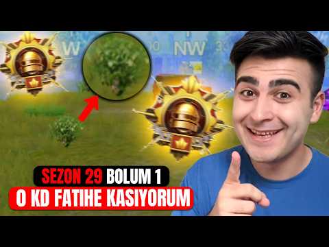 0 KD İLE FATİH'E KASIYORUM! SEZON 29 BÖLÜM 1 - PUBG Mobile Rank Kasma Taktikleri