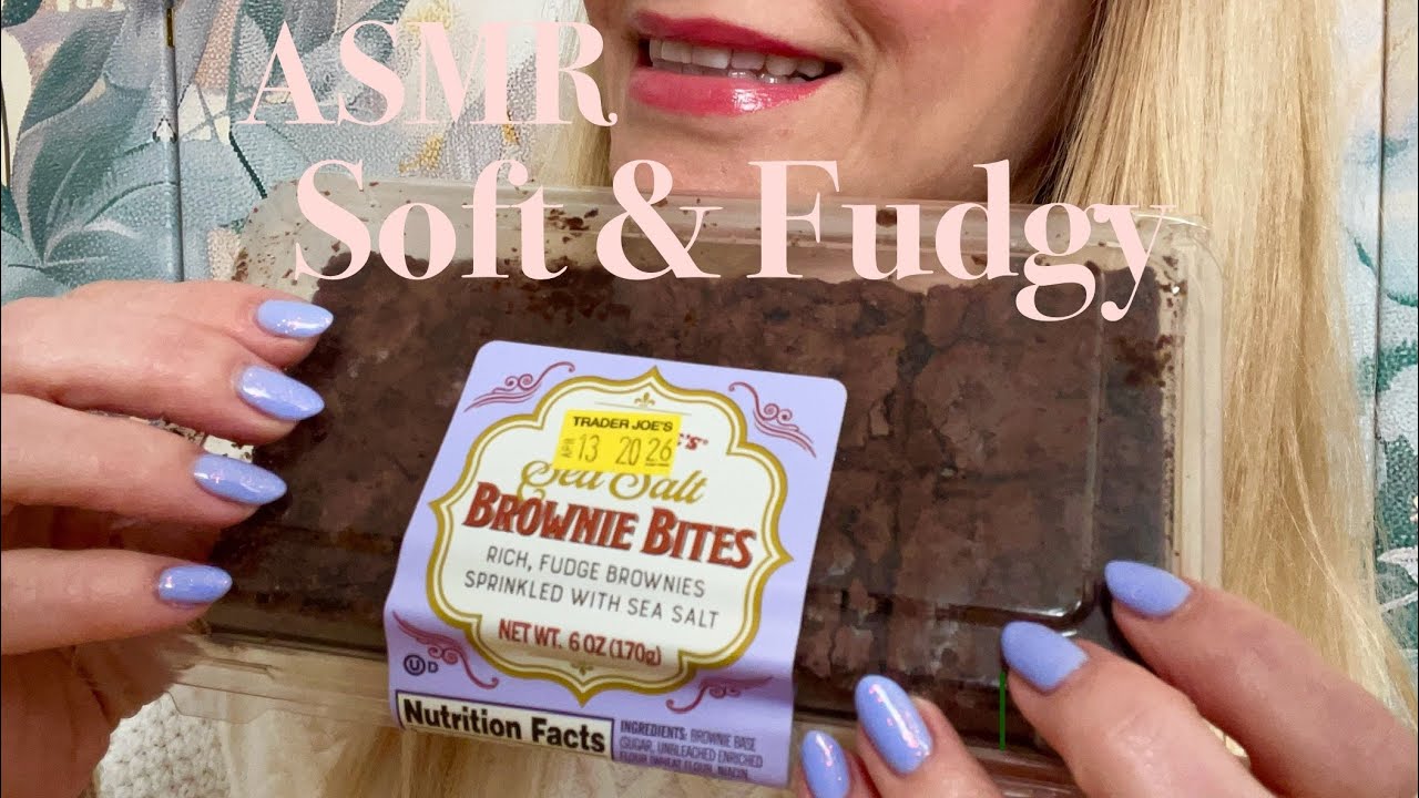 ASMR Eating Trader Joe’s Brownie Bites 🍫 | Soft, Fudgy & Relaxing ...