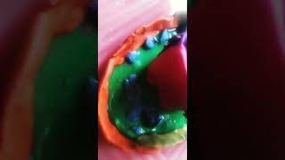 This Is My And My Sister First Clay Art This Is Not Like A Fish Pond But Theek Hai Art