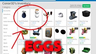 ROBLOX - EGGS FOUND IN INVENTORY! 2017 Egg Hunt Update #7