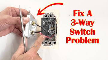 Simple And Easy Troubleshooting For A 3-Way Light Switch Problem.