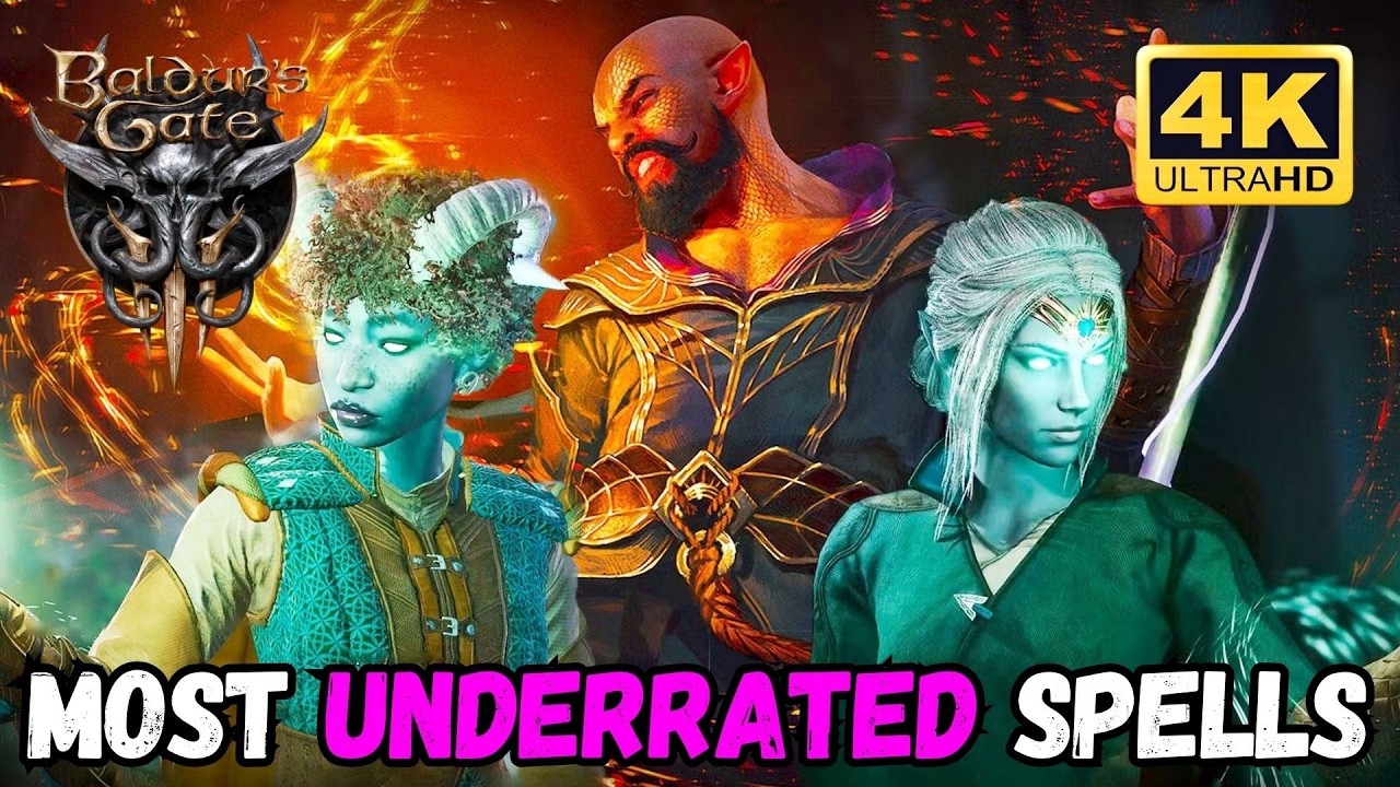 The MOST Underrated Spells in Baldur's Gate 3! 🪄💫 Baldur’s Gate 3 Patch 8 Gameplay 4K #baldursgate3
