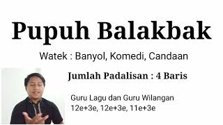 #MateriBDR8 || Belajar 3 Pupuh Termudah || Tembang Sunda