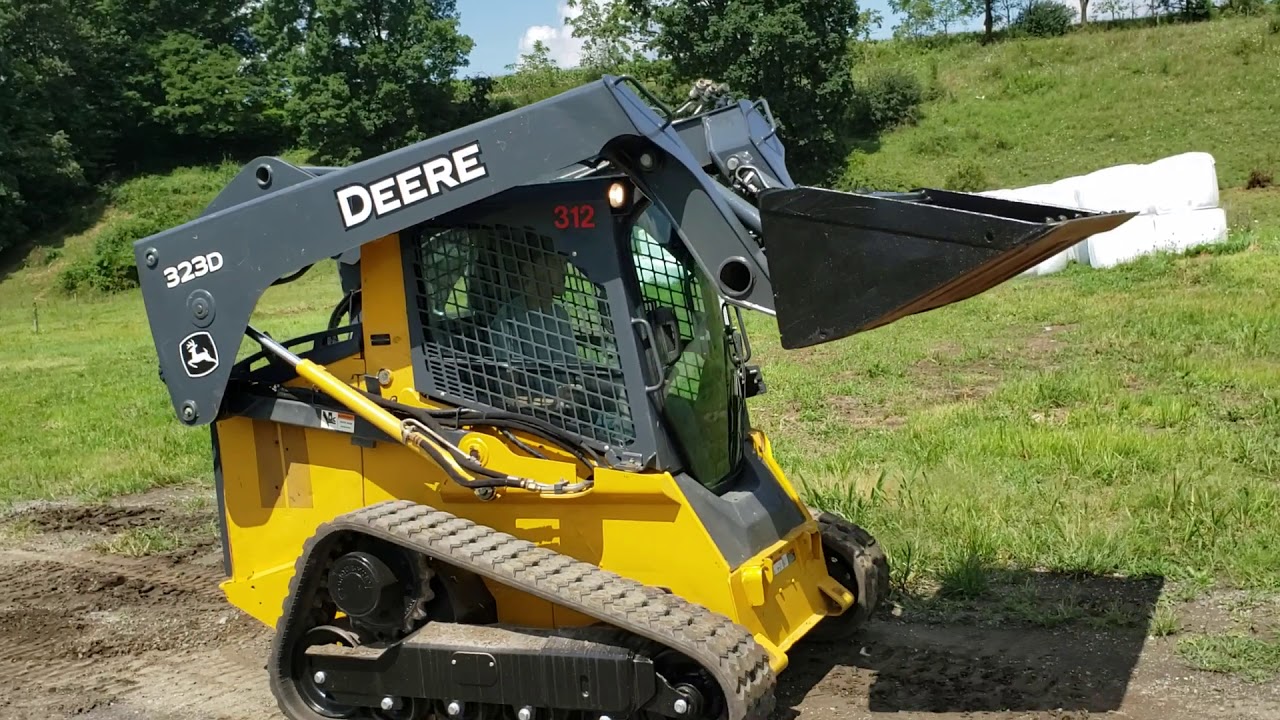 2012 John Deere 323D Compact Tracked Loader Running & Operating