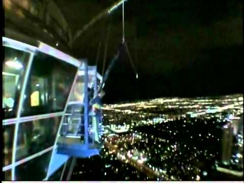 Julie R's SkyJump in Las Vegas - Stratosphere Hotel Dec 28, 2010