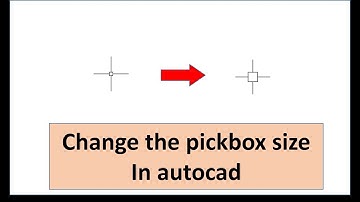 change pickbox size in autocad