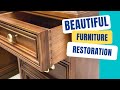GORGEOUS cherry desk restoration - Furniture Refinishing &amp; Flipping