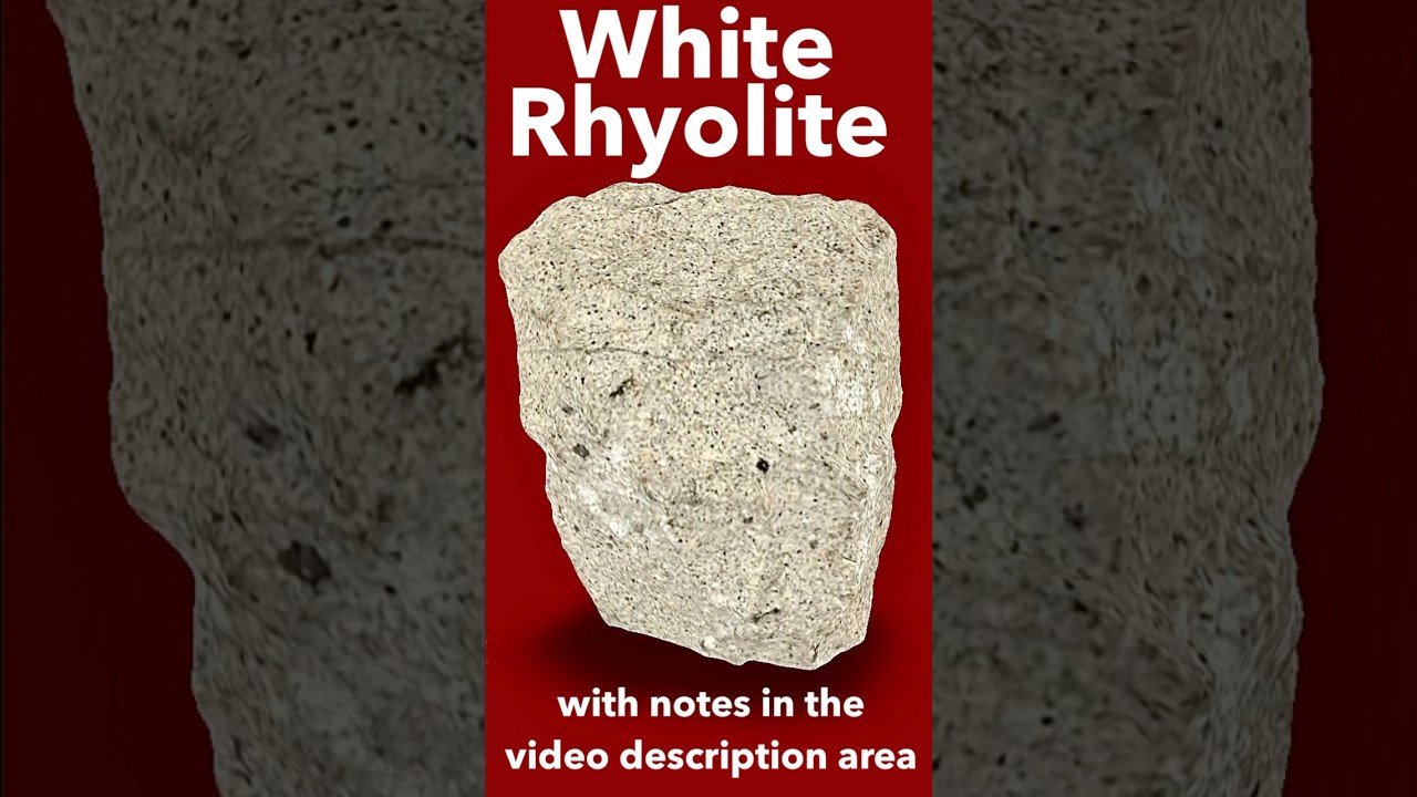 Обнаружена вулканическая риолитовая порода