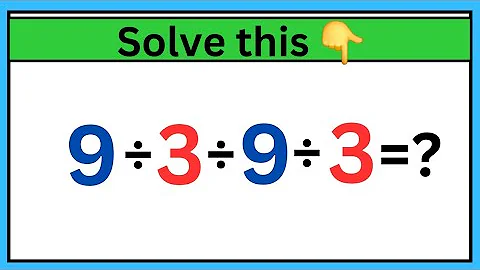 Most People Get This Simple Math Question Wrong! | Maybe 1 in 10 People Can Solve This Math Problem