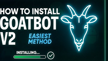 How to install Goatbot V2 | Messenger bot | Messenger chatbot | Easiest Method 2025 🎉