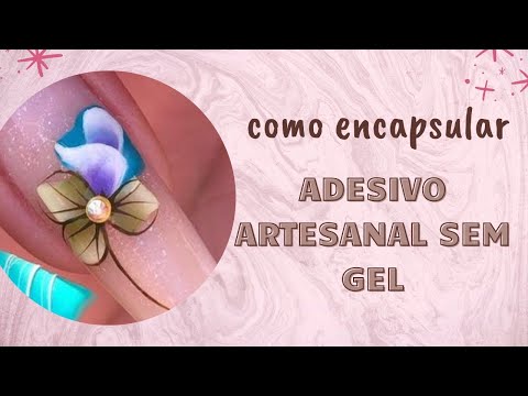 Como encapsular adesivos artesanais de forma fácil e rápido! Com top coat Como encapsular adesivos artesanais de forma fácil e rápido! Com top coat