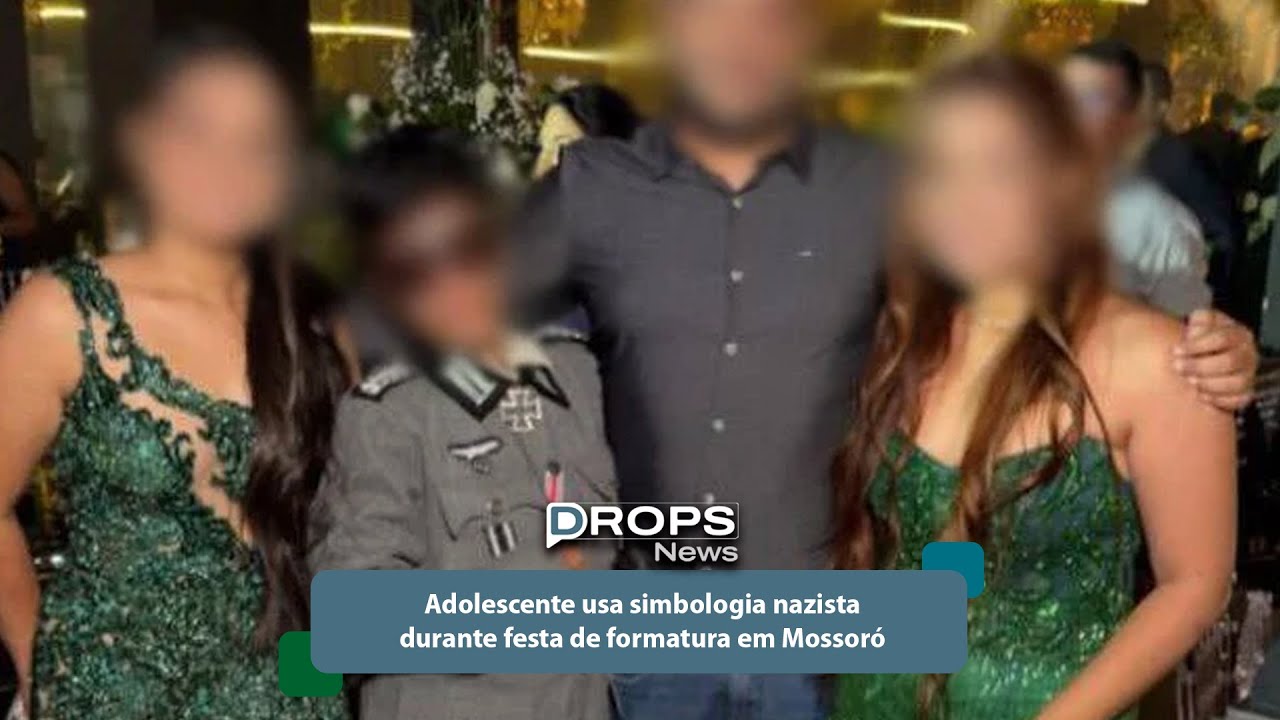 Adolescente usa simbologia nazista durante festa de formatura em Mossoró