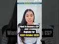 CSEET October 2026 Registration Begins | Eligibility, Documents &amp; How to Apply (ICSI) #cseet
