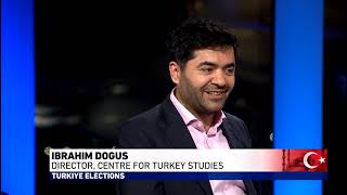 Ibrahim Dogus on  Al Jazeera English talking about the elections in Turkiye