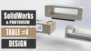 Solidworks Tutorial | Designing Awesome Tables & Rendering with Photoview 360 | 3d Modeling Tutorial