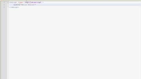 [Javascript] Hello World