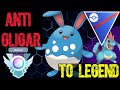 Azumarill hardcountering gligar to legend  great league pokemon go