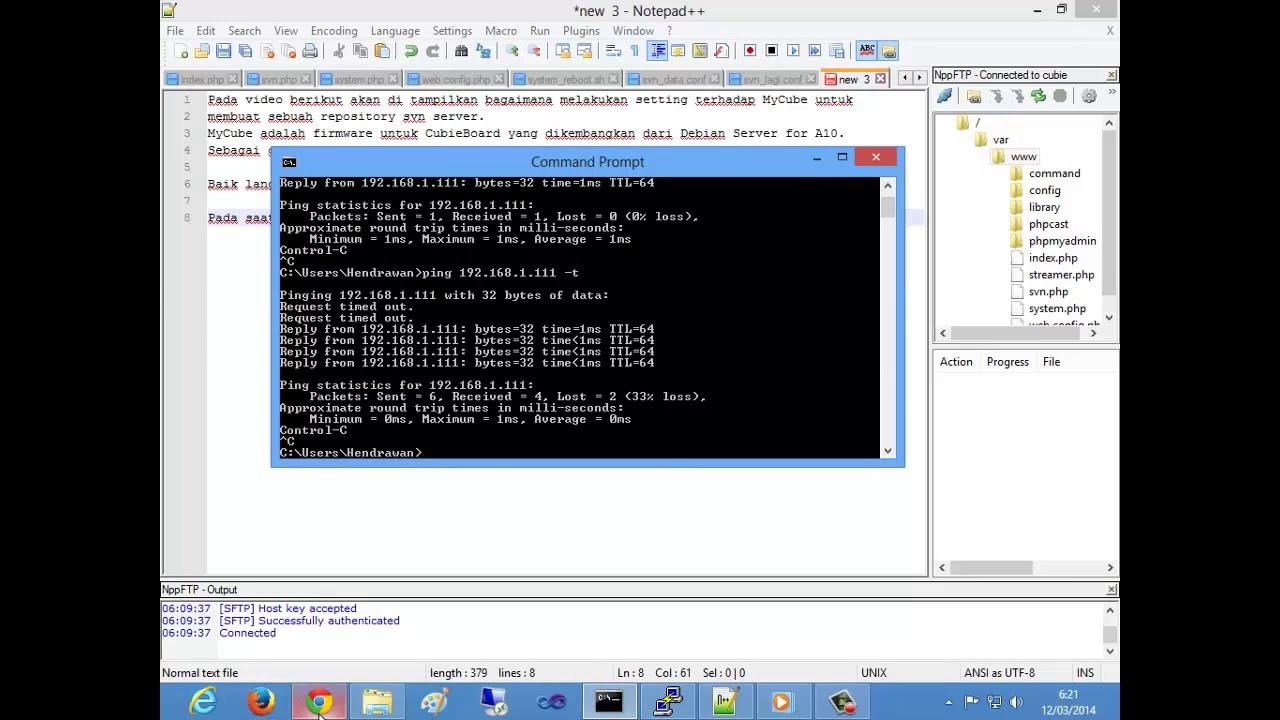 Create SVN Server on CubieBoard