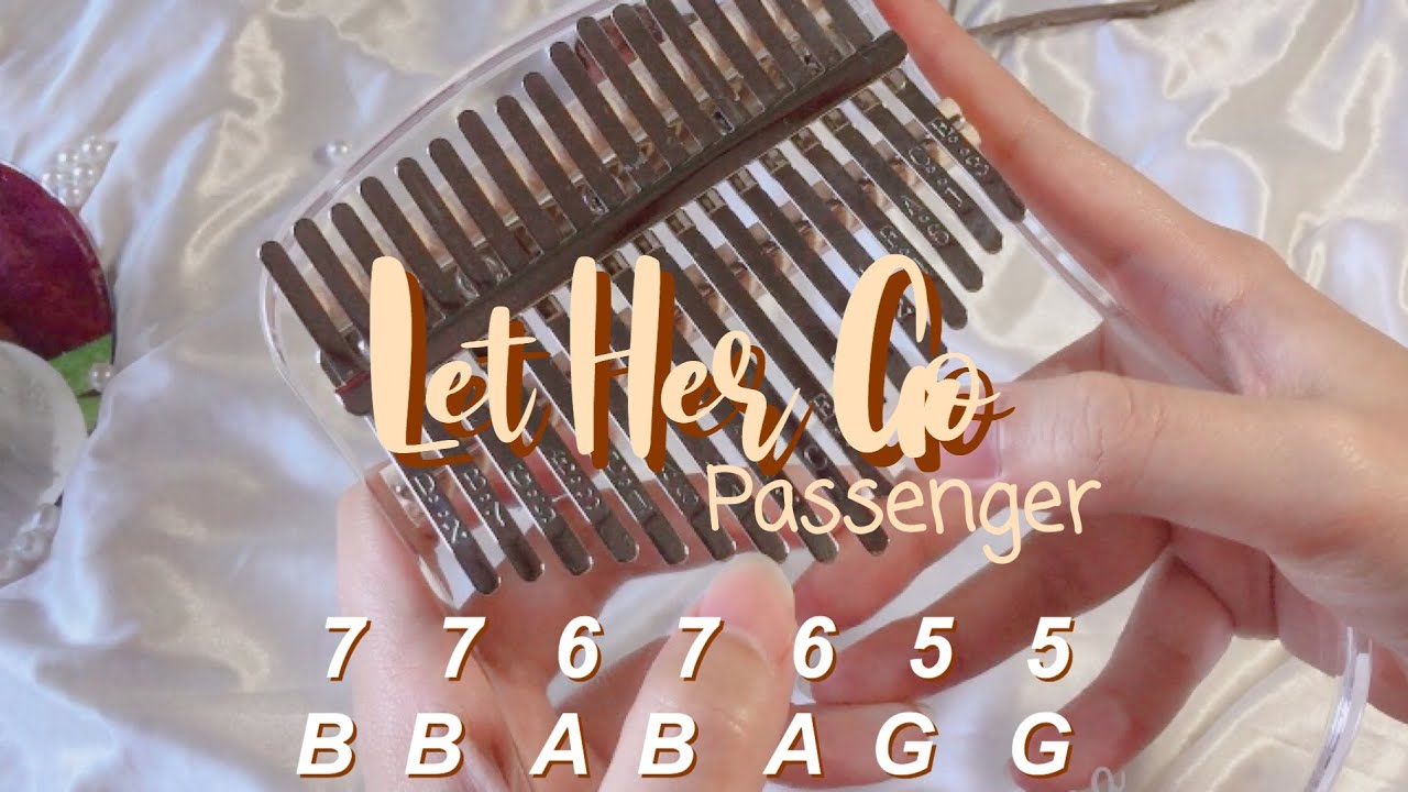 Passenger - Let Her Go Kalimba Cover w/ Easy Tabs | Pai C