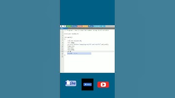 How to swap two number using third variable| C programming#shortvideo #youtubeshorts