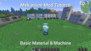 Mekanism Mod Tutorial EP.1 Basic Material & Machine #mekanism #minecraft