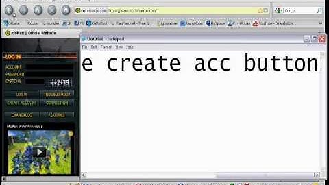 how to create account and connect to molten wow [guide]