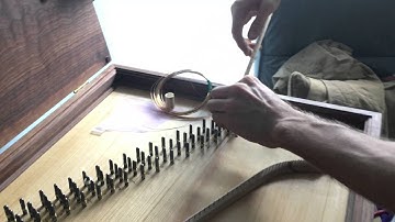 Installing a clavichord string