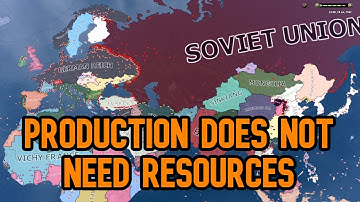 What If Production Did Not Require Resources? | HOI4 Timelapse
