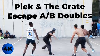 Tywan & Manny vs Tavo & Syed 4K | Piek & The Grate Escape A/B Doubles | FINALS