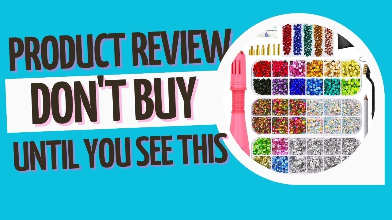 DIY - RHINESTONE APPLICATOR AND BEDAZZLER KIT - HOW TO APPLY STEP