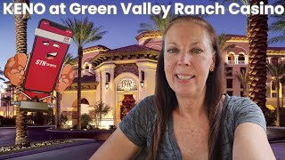 Playing $20 on Four Card Keno Mashup at Green Valley Ranch Casino - Henderson, NV