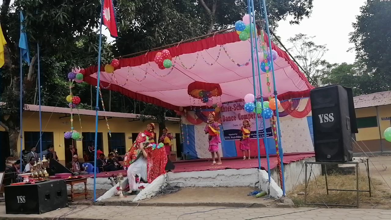 Inter school dance competition 2076 winner team - YouTube