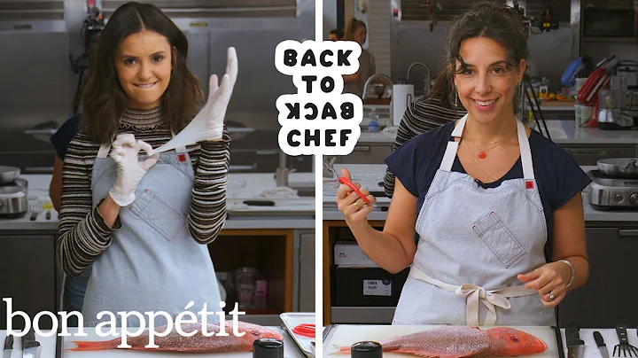 Nina Dobrev Tries to Keep Up with a Professional C...
